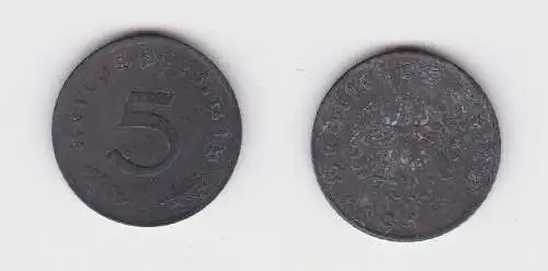 5 Pfennig Zink Münze alliierte Besatzung 1947 A Jäger 374 (130798)