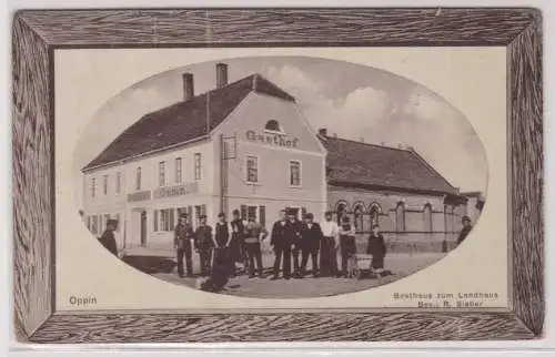 99163 Ak Oppin Gasthaus zum Landhaus um 1910