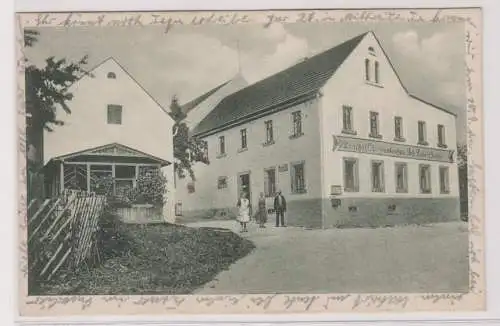 99878 Ak Gruß aus Oberfrankenhain bei Geithain Gasthof 1930