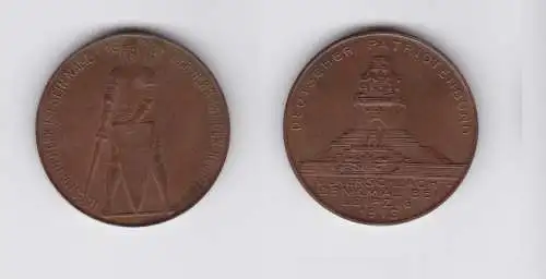 Medaille deutscher Patriotenbund Völkerschlachtdenkmal Leipzig 1913 (139238)