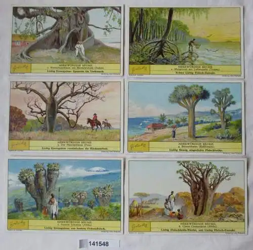 Liebigbilder Serie Nr. 1077 Merkwürdige Bäume II Jahrgang 1935 (7/141548)