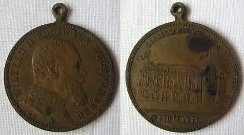 Medaille Wilhelm II. Württemberg Landesgewerbemuseum Stuttgart (144305)