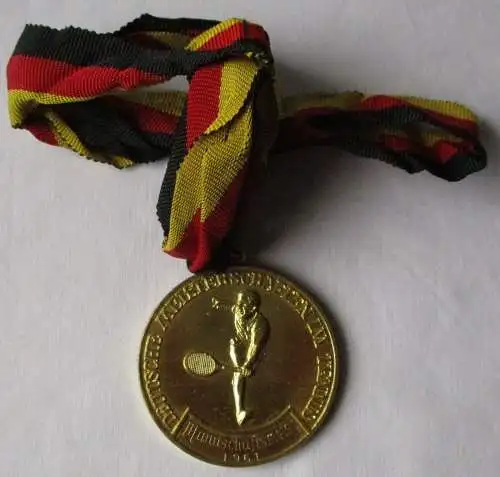 DDR Medaille Deutsche Meisterschaften im Tennis Mannschaftsmeister 1961 (123662)