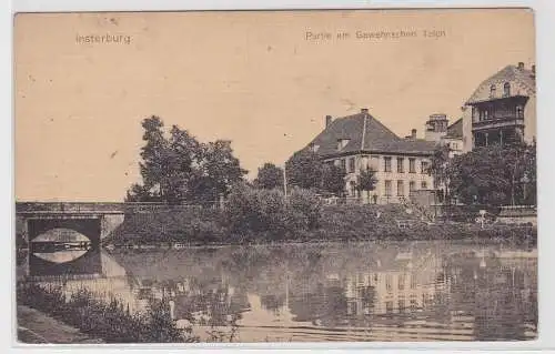 76124 Ak Insterburg (Tschernjachowsk) - Partie am Gewehnschen Teich