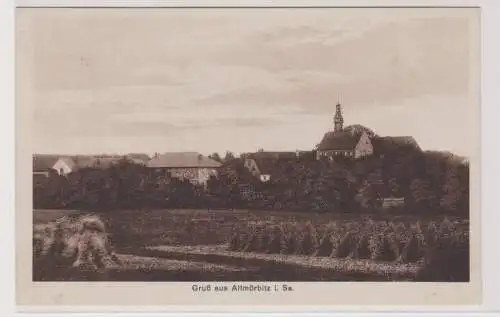 99444 AK Gruß aus Altmörbitz - Totalansicht mit Kirche