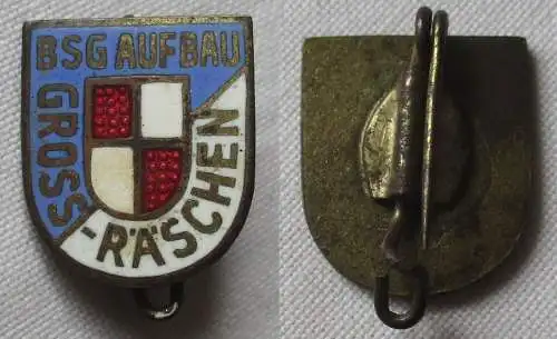 DDR Sport Anstecknadel Mitgliedsabzeichen BSG Aufbau Grossräschen (138144)