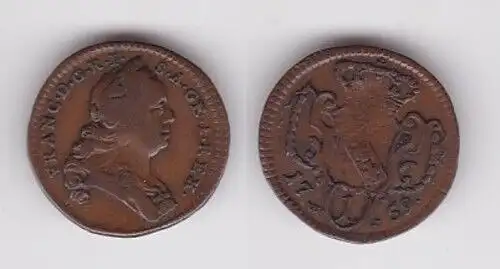 1 Pfennig Kupfer Münze Österreich Habsburg Maria Theresia 1759 ss (156744)