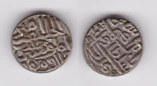 1 Rupie Silber Münze Indien um 1800 vz (156790)