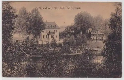 36637 Ak Strandhotel Ottenhain bei Geithain um 1930