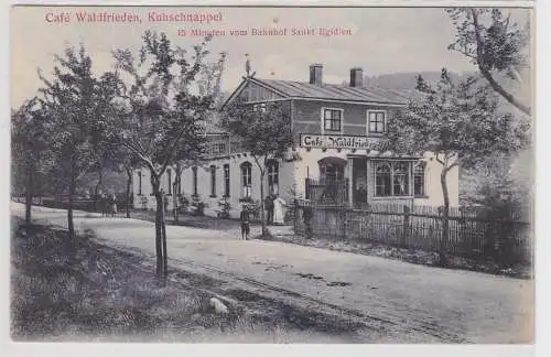 37316 Ak Kuhschnappel Café Waldfrieden um 1930