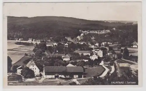 76082 Ak Falkenau in Sachsen Totalansicht 1929