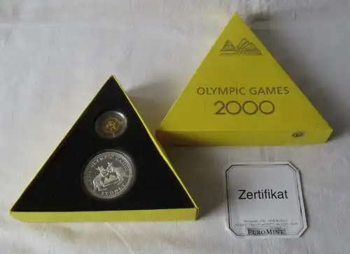 Medaillen Set Gold + Silber XXVII. Olympische Spiele Sydney 2000 (134013)