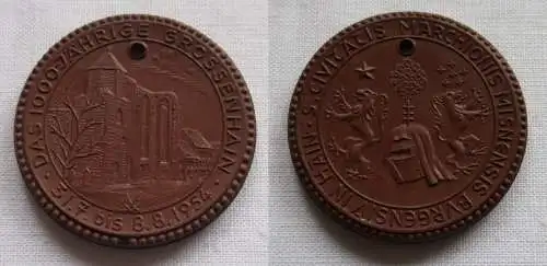 DDR Medaille Das 1000-jährige Grossenhain 31.7. bis 8.8. 1954  (149506)
