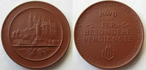 DDR Medaille VEB Kabelwerk Meissen im Kombinat VEB Kabelwerk Oberspree (149431)