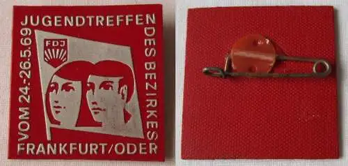 DDR Abzeichen Jugendtreffen des Bezirkes Frankfurt / Oder 24.-26.5.1969 (141197)