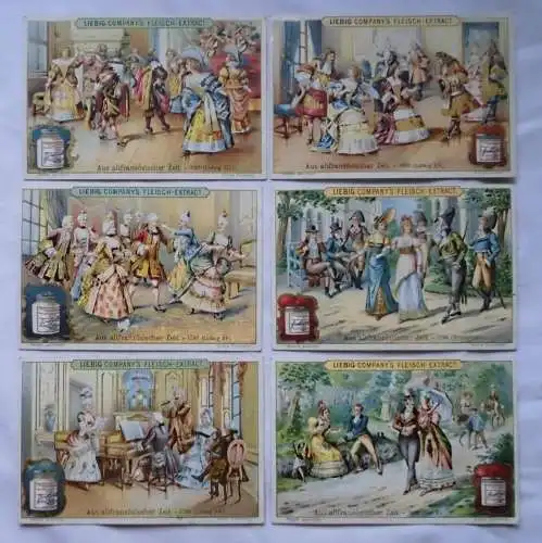 Liebigbilder Serie Nr. 519 Aus altfranzösischer Zeit Jahrgang 1902 (123215)