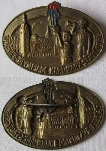 DDR Abzeichen 1. Pionierolympiade Karl Marx Stadt 1956 Jung Pioniere (146640)