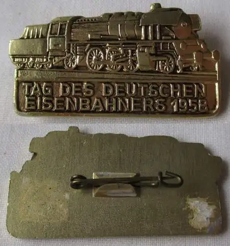 DDR Abzeichen Tag des deutschen Eisenbahners 1958 (131326)