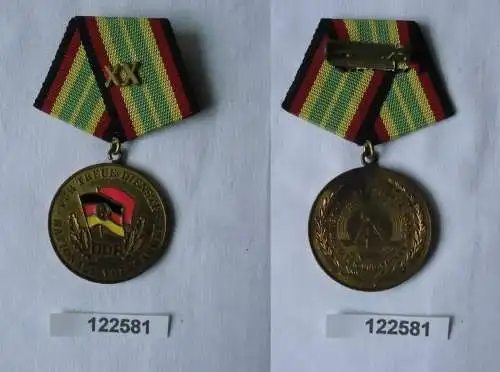 Medaille für treue Dienste in der NVA der DDR Gold f. 20 Jahre (122581)