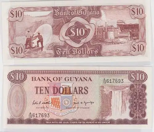 10 Dollar Banknote Bank of Guyana (1989) (123282)