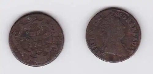 1 Kreuzer Kupfer Münze Österreich 1761 K (123040)