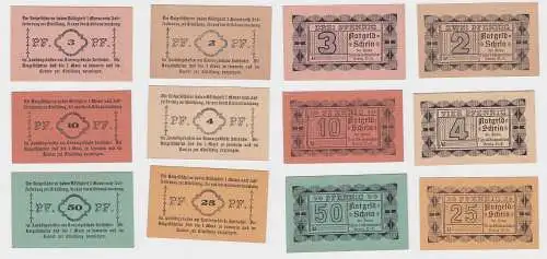 6 Banknoten Notgeld PENZIG (Pieńsk) Firma Tietze & Seidensticker (123415)