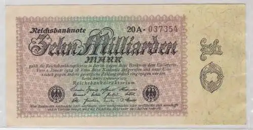 10 Milliarden Mark Banknote Berlin 15. September 1923 Rosenberg 113 c (135640)