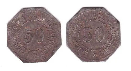 50 Pfennig Eisen Notmünze Kreis Gardelegen um 1920 (120154)