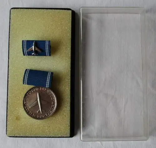 DDR Medaille für treue Dienste in der Zivilen Luftfahrt in Silber 190c (136300)