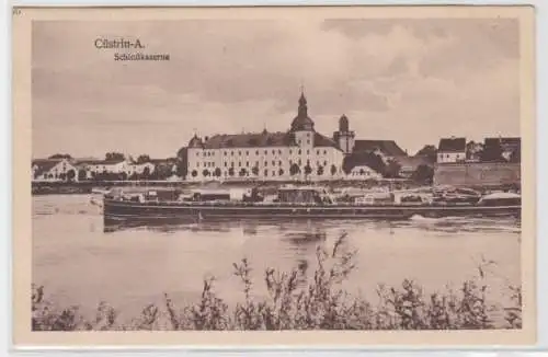 90339 Ak Cüstrin-A. Kostrzyn nad Odrą - Schloßkaserne 1923