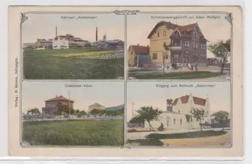 14701 Mehrbild Ak Kaliwerk "Kaiserroda", Kolonialwarengeschäft usw. 1906