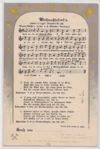 45647 Anton Günther Lied Ak "Weihnachtsfried`n" um 1930