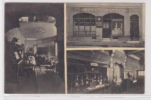 86504 Mehrbild Ak Gruß aus Geringswalde Sachsen Markt Café 1938