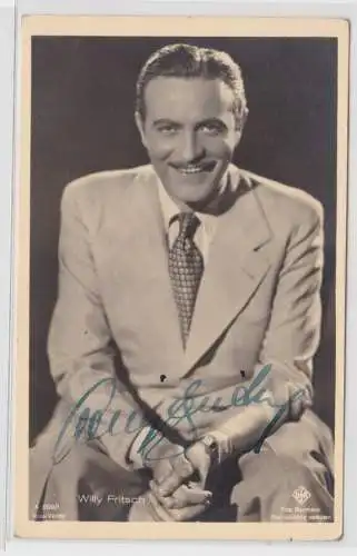 28123 Autograph Karte UFA Star Schauspieler Willy Fritsch um 1940