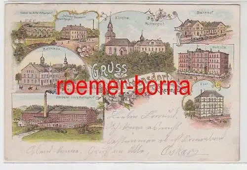 76205 Ak Lithografie Gruss aus Wittgendsorf b. Chemnitz 1899