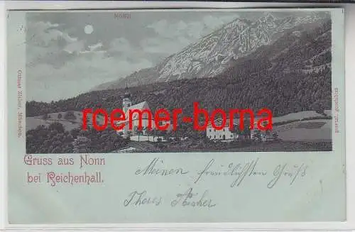 75898 Ak Gruss aus Nonn bei Reichenhall 1898