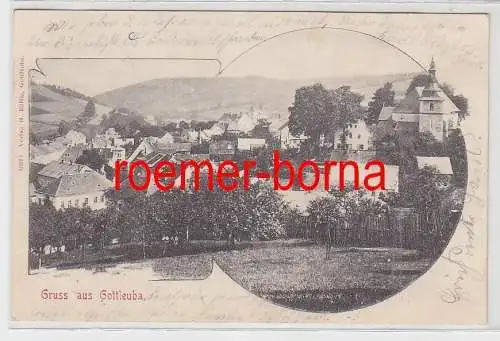 71673 Ak Gruss aus Gottleuba 1901