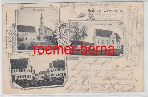 78075 Mehrbild Ak Gruß aus Wattenweiler 1903