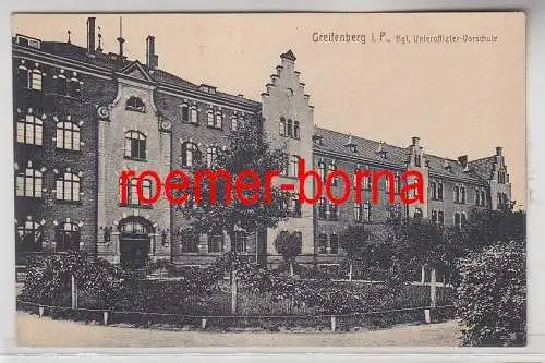 75597 Ak Greifenberg i.P. Gryfice Kgl. Unteroffizier-Vorschule 1915