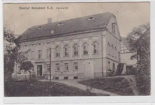 84315 Ak Gasthof Weissbach Sachsen-Altenburg 1909