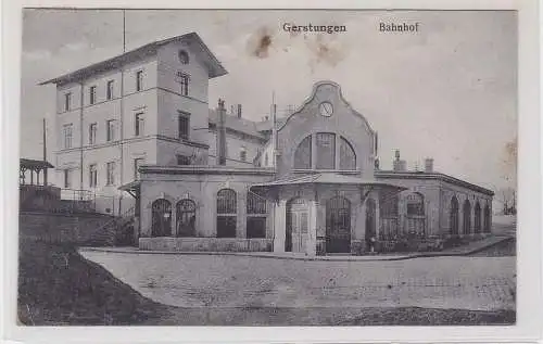 34740 Ak Gerstungen Bahnhof 1911