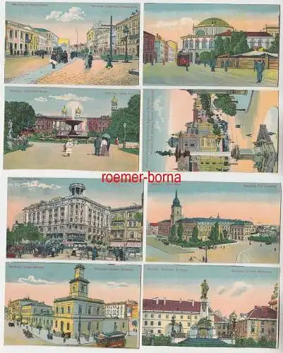 57349 / 8 Ak Warschau Warszawa Künstlerkarten um 1930