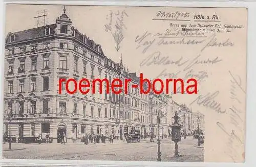 68719 Ak Gruß aus dem Brüsseler Hof Köln am Rhein 1905