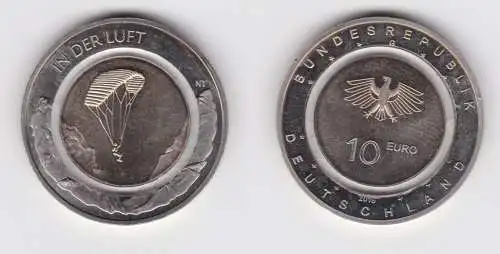 10 Euro Münze Deutschland In der Luft 2019 G vz/Stgl. (155150)