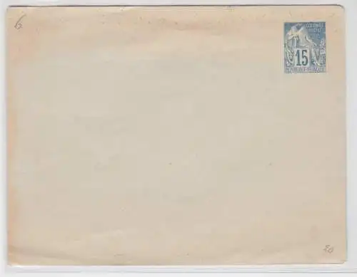 99071 seltene Ganzsachen Brief Colonies Postes Francaise um 1900