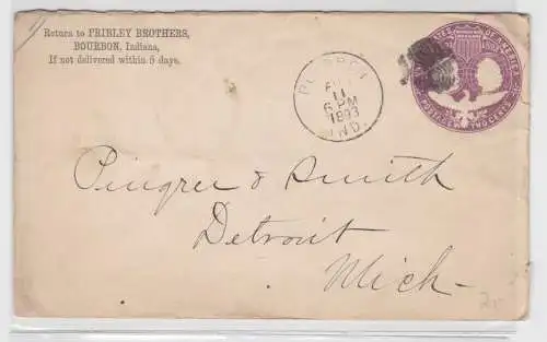 38348 Ganzsachen Brief USA Kolumbus Ausstellung 1492-1892