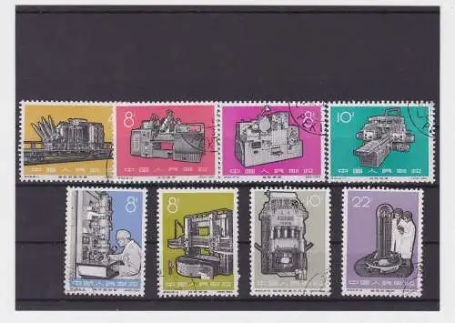 VR China 1966 Briefmarken Michel 927-934 Industrieerzeugnisse gestempelt(154823)