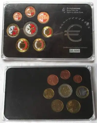 KMS Kursmünzensatz Euro-Ländersatz Malta 2008 Farbmünzen (101898)