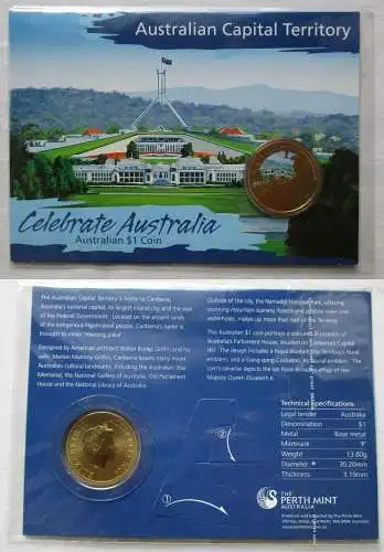 1 Dollar Australien 2009 Celebrate Australia Capital Territory KMS (105653)