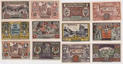 6 Banknoten Notgeld Gemeinde Ilsenburg 1.6.1921-1.1.1923 (162455)